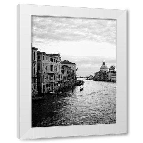Venetian Canals I White Modern Wood Framed Art Print by Navas, Emily
