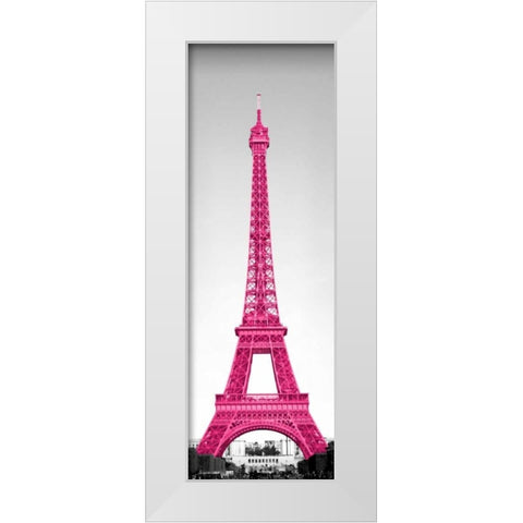 Pretty in Paris White Modern Wood Framed Art Print by Navas, Emily