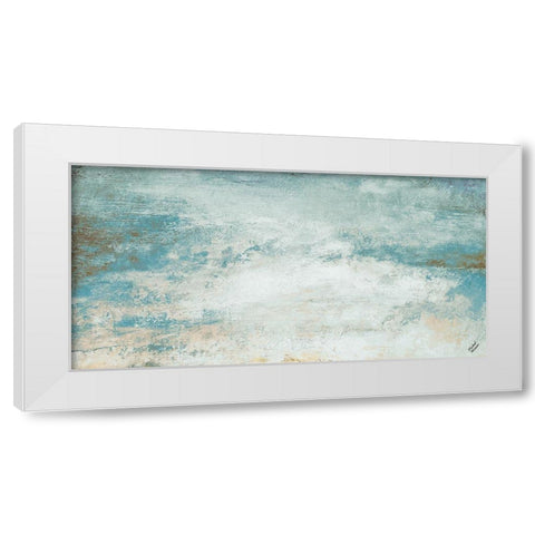 Open Glow Horizon I White Modern Wood Framed Art Print by Marcon, Michael