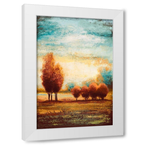 Return to the Open Glow I White Modern Wood Framed Art Print by Marcon, Michael