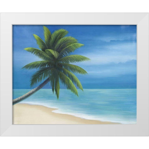 Palm Beach I White Modern Wood Framed Art Print by Rhyan, Vivien