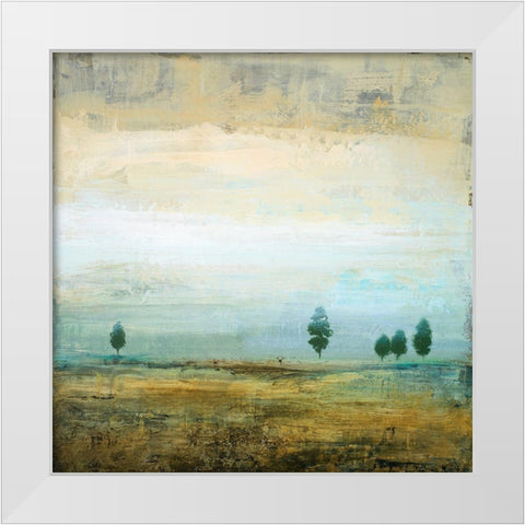Open Atmosphere II White Modern Wood Framed Art Print by Marcon, Michael