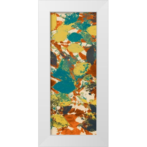 Leaves Galore II White Modern Wood Framed Art Print by Loreth, Lanie