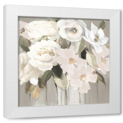 Promise of Giverny Neutral I White Modern Wood Framed Art Print by Loreth, Lanie