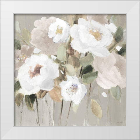 Promise of Giverny Neutral II White Modern Wood Framed Art Print by Loreth, Lanie