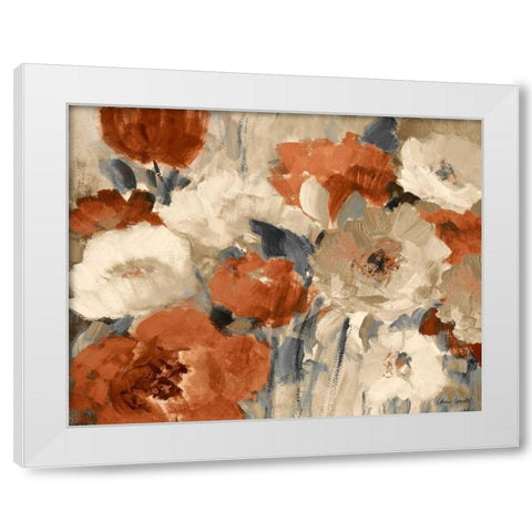 Flower Power I White Modern Wood Framed Art Print by Loreth, Lanie