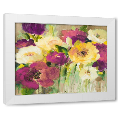 Deep in Purple II White Modern Wood Framed Art Print by Loreth, Lanie