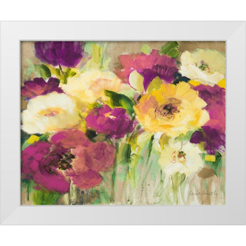 Deep in Purple II White Modern Wood Framed Art Print by Loreth, Lanie