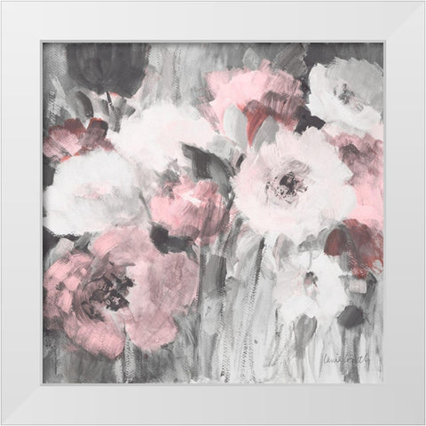Muted Flower Power II White Modern Wood Framed Art Print by Loreth, Lanie