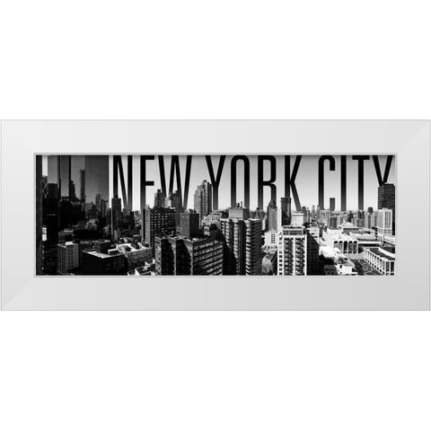 New York City White Modern Wood Framed Art Print by Bryant, Susan