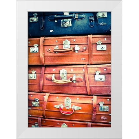 Eastern Travels I White Modern Wood Framed Art Print by Bryant, Susan