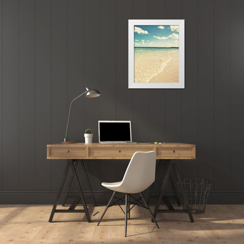 Bimini Day I White Modern Wood Framed Art Print by Bryant, Susan