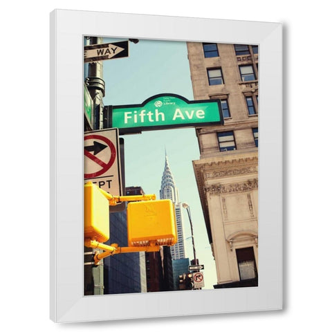 Chrysler and Fifth White Modern Wood Framed Art Print by Bryant, Susan