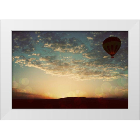 Mara Balloon White Modern Wood Framed Art Print by Bryant, Susan