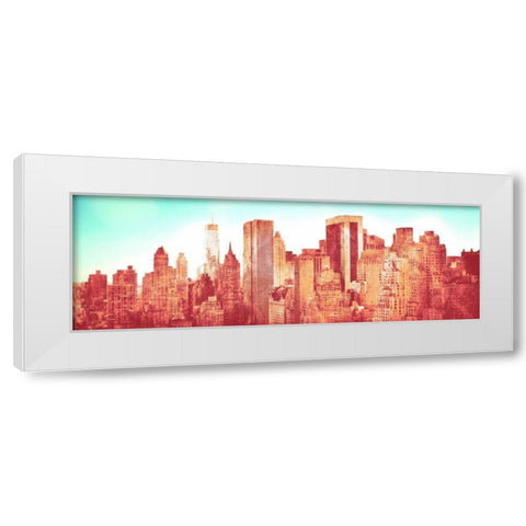 NY Love White Modern Wood Framed Art Print by Bryant, Susan