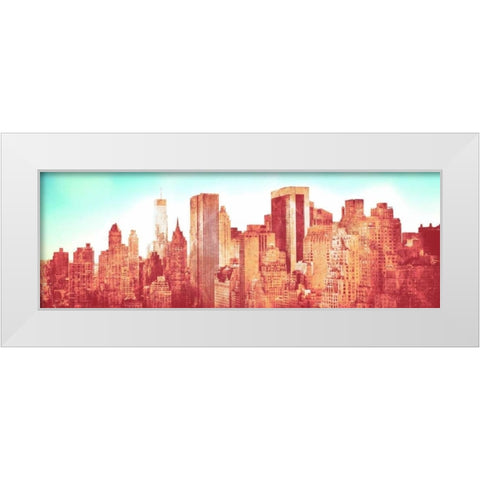 NY Love White Modern Wood Framed Art Print by Bryant, Susan