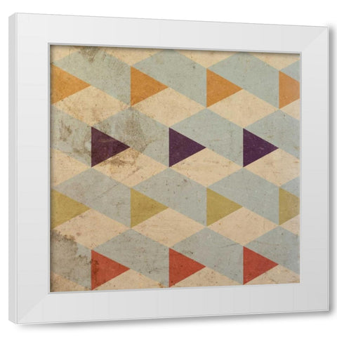 Dirty Deco I White Modern Wood Framed Art Print by SD Graphics Studio