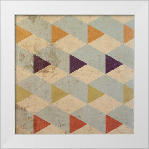 Dirty Deco I White Modern Wood Framed Art Print by SD Graphics Studio
