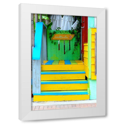 Cocktail House White Modern Wood Framed Art Print by Peck, Gail
