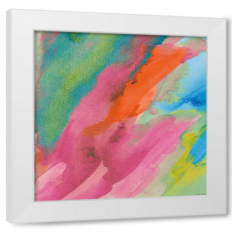 Summer Abounds I White Modern Wood Framed Art Print by Loreth, Lanie