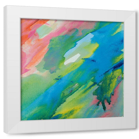 Summer Abounds III White Modern Wood Framed Art Print by Loreth, Lanie