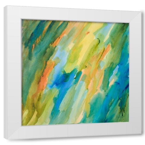 Autumn Abounds II White Modern Wood Framed Art Print by Loreth, Lanie