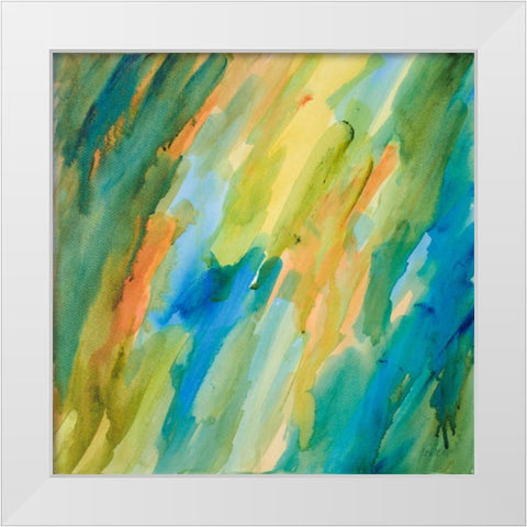 Autumn Abounds II White Modern Wood Framed Art Print by Loreth, Lanie