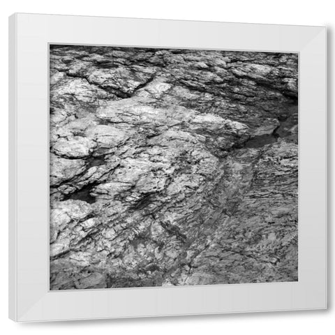 Rock Wall II White Modern Wood Framed Art Print by Rodriguez, Jairo