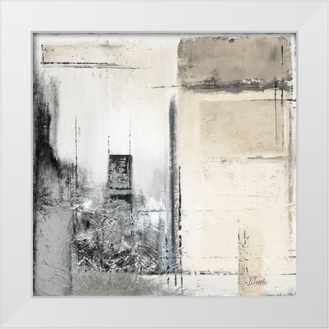 Winter Dusk I White Modern Wood Framed Art Print by Pinto, Patricia