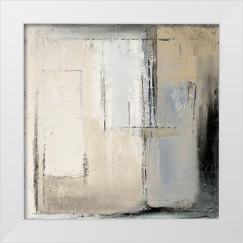 Winter Dusk II White Modern Wood Framed Art Print by Pinto, Patricia