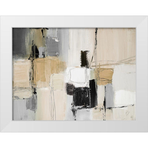 Neutral Variety White Modern Wood Framed Art Print by Loreth, Lanie