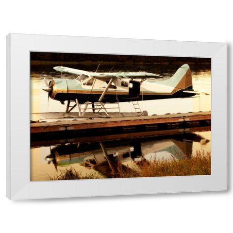 Short Trip I White Modern Wood Framed Art Print by Mansfield, Kathy