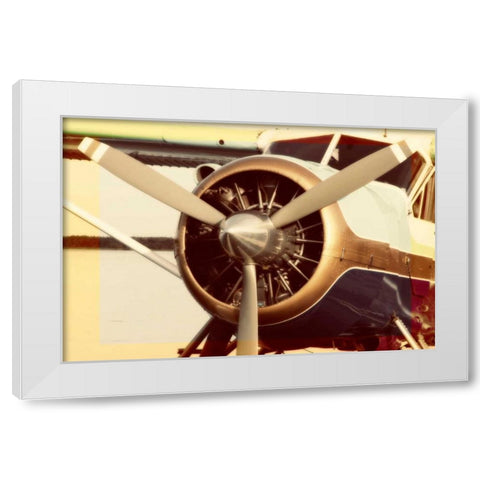 Short Trip II White Modern Wood Framed Art Print by Mansfield, Kathy