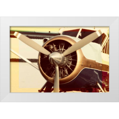Short Trip II White Modern Wood Framed Art Print by Mansfield, Kathy