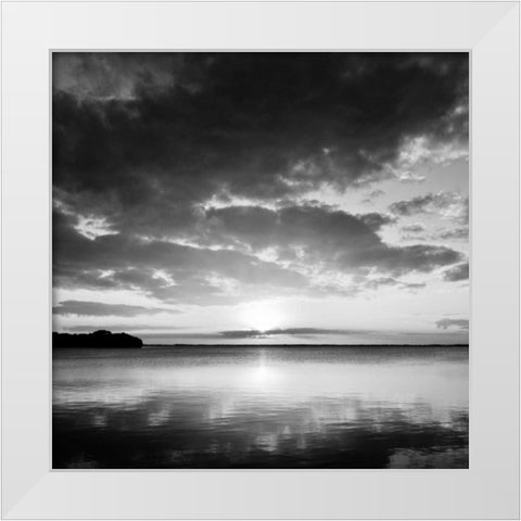Faith White Modern Wood Framed Art Print by Nawrocke, Bruce