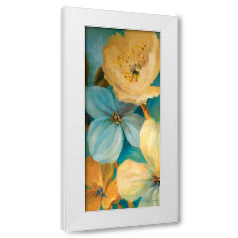 South Sea Lights Panel I White Modern Wood Framed Art Print by Loreth, Lanie