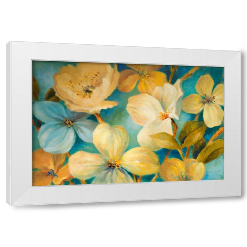 South Sea Lights White Modern Wood Framed Art Print by Loreth, Lanie