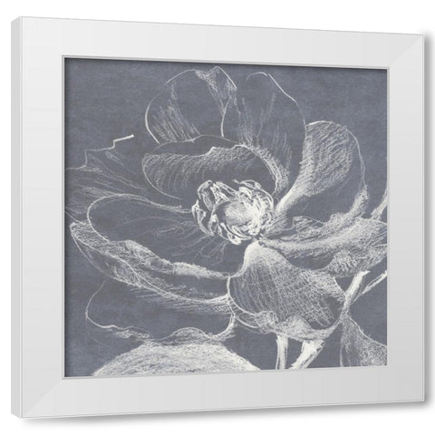 Neutral Floral Drawing II White Modern Wood Framed Art Print by Loreth, Lanie