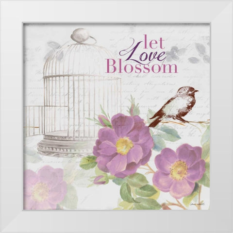 Grow and Blossom II White Modern Wood Framed Art Print by Loreth, Lanie