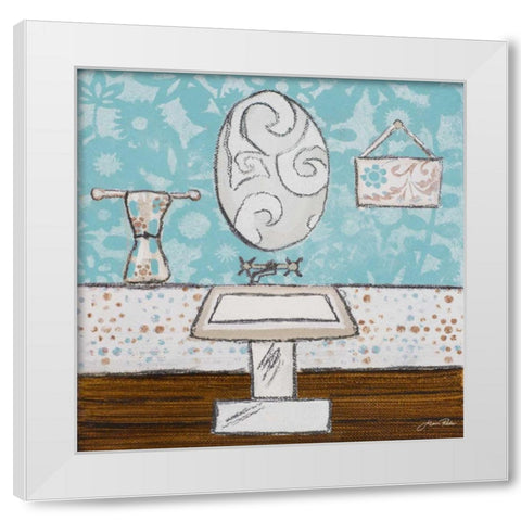 Yours and Mine II White Modern Wood Framed Art Print by Ritter, Gina