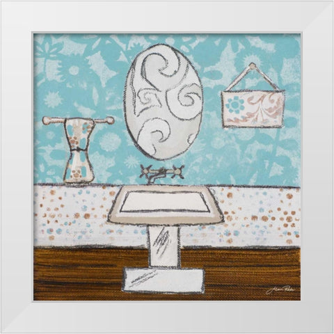 Yours and Mine II White Modern Wood Framed Art Print by Ritter, Gina