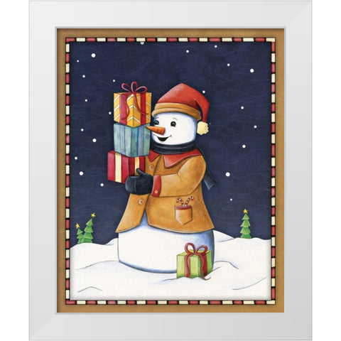In the Spirit IV White Modern Wood Framed Art Print by Josefina