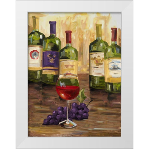 Chianti II White Modern Wood Framed Art Print by French-Roussia, Heather A.