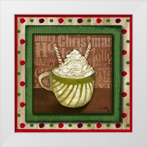 Taste of Christmas III White Modern Wood Framed Art Print by Medley, Elizabeth