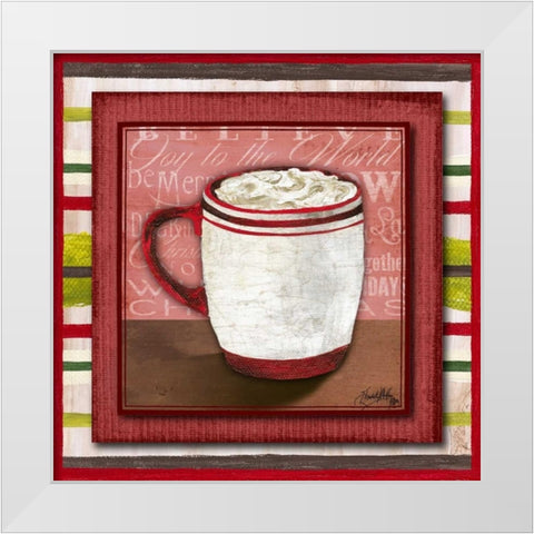 Taste of Christmas I White Modern Wood Framed Art Print by Medley, Elizabeth