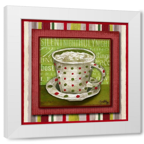 Taste of Christmas IV White Modern Wood Framed Art Print by Medley, Elizabeth