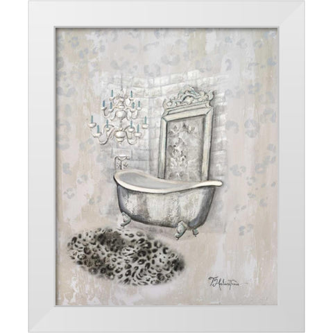 Antique Mirrored Bath II White Modern Wood Framed Art Print by Hakimipour, Tiffany