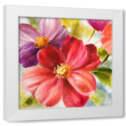Walk With Beauty II White Modern Wood Framed Art Print by Loreth, Lanie