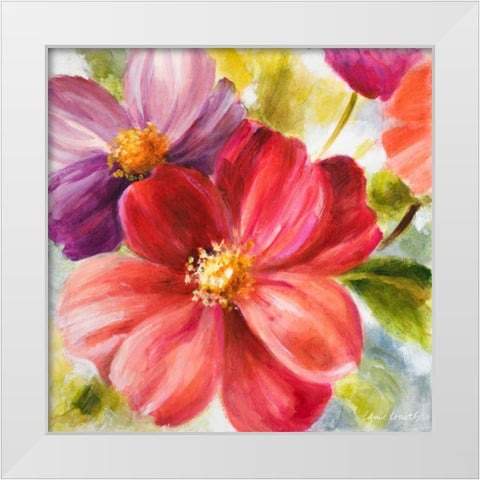 Walk With Beauty II White Modern Wood Framed Art Print by Loreth, Lanie