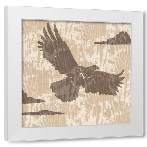 Spirit Lodge I White Modern Wood Framed Art Print by Biscardi, Nicholas